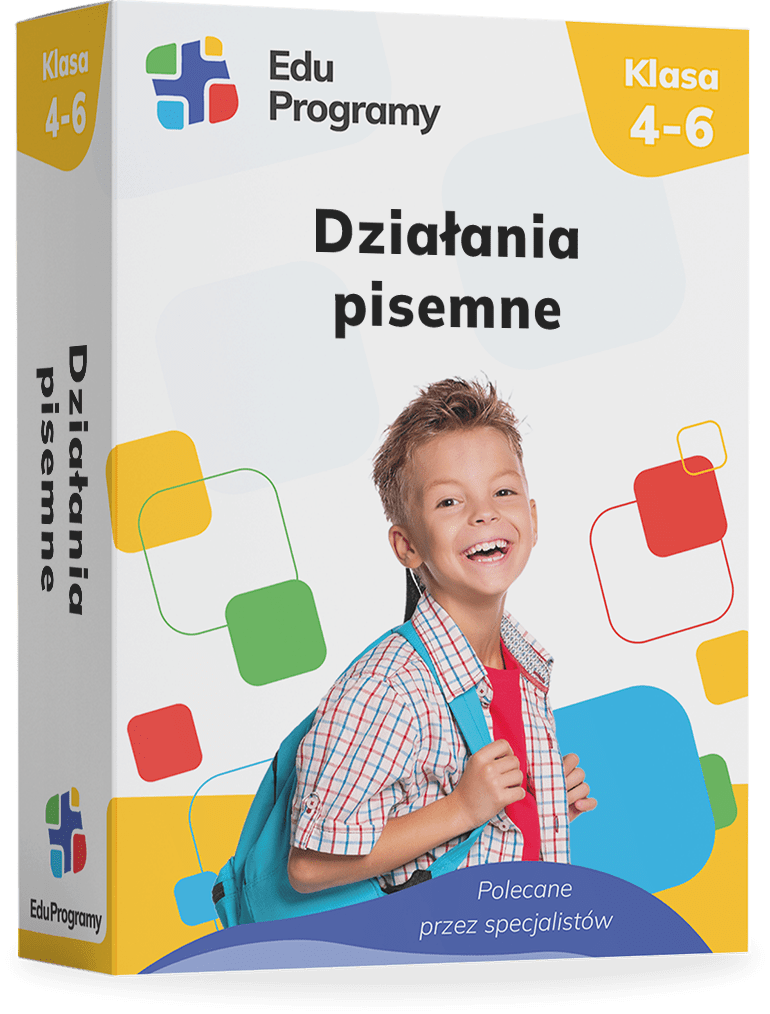 Działania pisemne - Program interaktywny do nauki matematyki dla klas 4-6