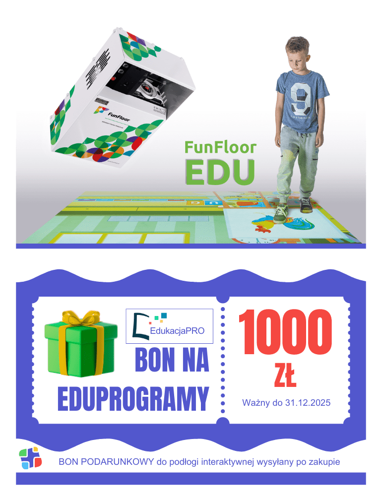 Interaktywna podłoga FunFloor EDU