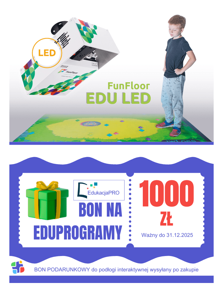 Interaktywna podłoga FunFloor EDU LED