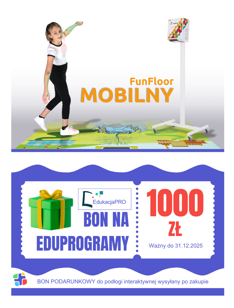 Interaktywna podłoga FunFloor MOBILNY