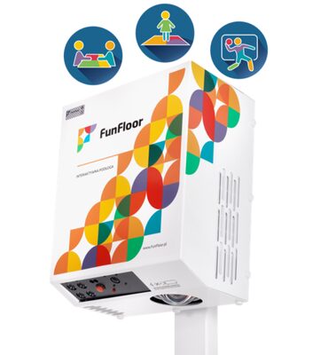 Interaktywna podłoga FunFloor MOBILNY 3w1