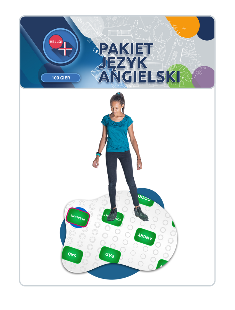 Pakiet gier Język Angielski na podłogę interaktywną
